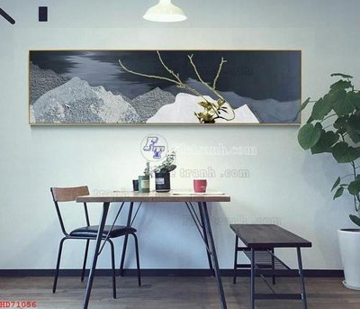 File gốc File bộ tranh treo hiện đại HD71056 (in lụa) hoa văn cổ điển