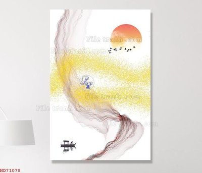 File tranh File bộ tranh treo hiện đại HD71078 (ảnh gốc) in trần xuyên sáng