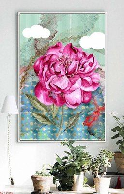 File gốc File bộ tranh treo hiện đại HD71094 (in tráng gương) ốp tường