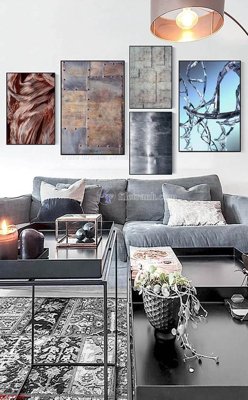 File ảnh File bộ tranh treo hiện đại HD71108 (gốc) in Hiflex