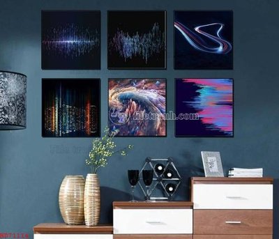 File ảnh File bộ tranh treo hiện đại HD71114 (gốc) in quảng cáo ngoài trời