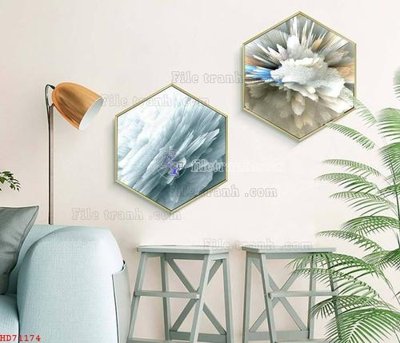 File PSD File bộ tranh treo hiện đại HD71174 (bản gốc) độ phân giải cao