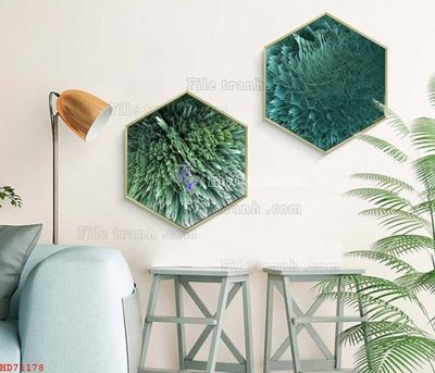 File gốc File bộ tranh treo hiện đại HD71178 (bản quyền) cho in ấn