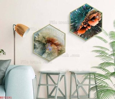 File gốc File bộ tranh treo hiện đại HD71191 (ảnh rõ nét) để in