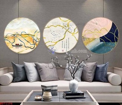 File tranh File bộ tranh treo hiện đại HD71194 (bản gốc) treo tường