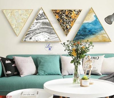 File ảnh File bộ tranh treo hiện đại HD71219 (gốc) trang trí khách sạn