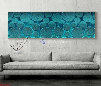 File in trần File bộ tranh treo hiện đại HD71301 (bản gốc) mây trời