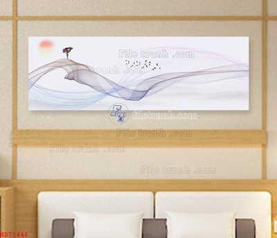 File in trần File bộ tranh treo hiện đại HD71446 (bản gốc) đại dương