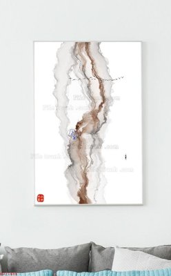 File tranh in trần 3D File bộ tranh treo hiện đại HD71484 (ảnh gốc)