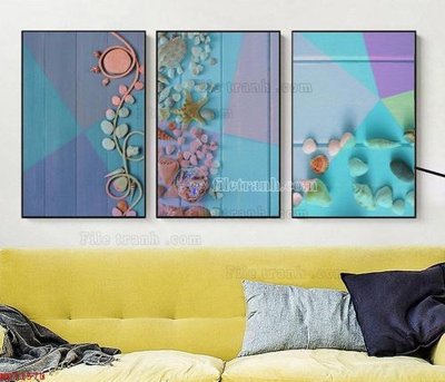 File gốc File bộ tranh treo hiện đại HD71570 (ảnh rõ nét) để in