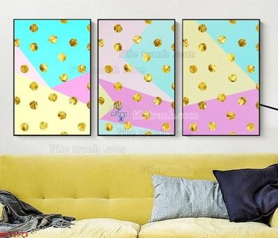 Mua file gốc File bộ tranh treo hiện đại HD71573 (chất lượng) tại Filetranh.com