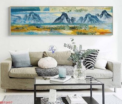 File gốc File bộ tranh treo hiện đại HD71607 (chuẩn CMYK) cho nhà in