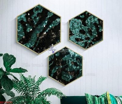 File gốc File bộ tranh treo hiện đại HD71655 (bản quyền) cho in ấn