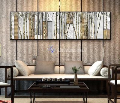 File tranh in trần 3D File bộ tranh treo hiện đại HD71803 (ảnh gốc)