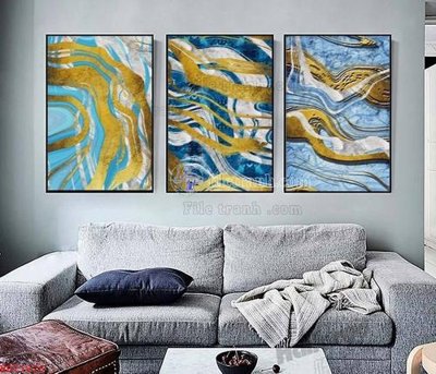 File in trần File bộ tranh treo hiện đại HD71826 (bản gốc) 5D