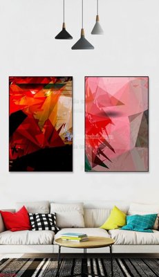 File PSD File bộ tranh treo hiện đại HD71908 (gốc) cho in quảng cáo