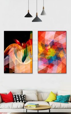 Hình ảnh gốc File bộ tranh treo hiện đại HD71923 (để in khổ lớn)