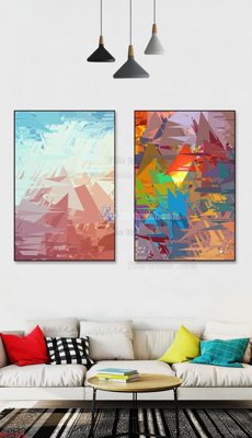 Hình ảnh gốc File bộ tranh treo hiện đại HD71926 (để in khổ lớn)