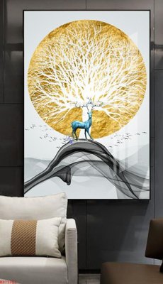 Ảnh gốc File bộ tranh treo hiện đại HD71951 (siêu chi tiết) để in ấn