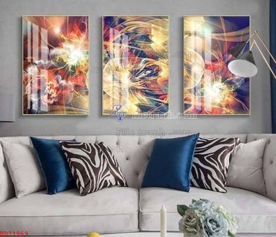 Tải file File bộ tranh treo hiện đại HD71969 (ảnh gốc) file AI/EPS