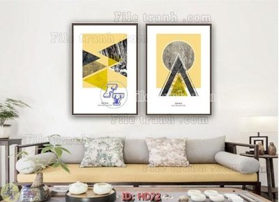 File tranh File tranh hiện đại HD72 (gốc) chủ đề động vật