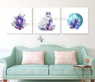 Ảnh gốc File bộ tranh treo hiện đại HD72023 (siêu chi tiết) để in ấn