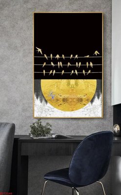 File tranh File bộ tranh treo hiện đại HD72046 (gốc) in backlit film