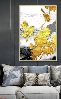 File in trần File bộ tranh treo hiện đại HD72056 (bản gốc) mây trời