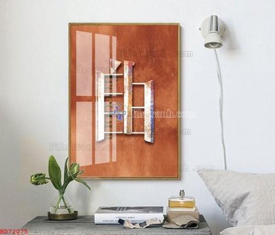 File ảnh File bộ tranh treo hiện đại HD72075 (gốc) dùng in Pano