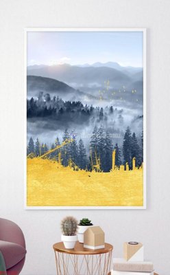 File gốc File bộ tranh treo hiện đại HD72136 (in tráng gương) ốp tường