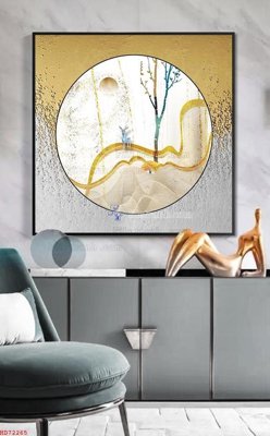 File tranh trang trí File bộ tranh treo hiện đại HD72265 (file gốc)