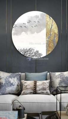 File ảnh File bộ tranh treo hiện đại HD72268 (gốc) in backdrop sự kiện