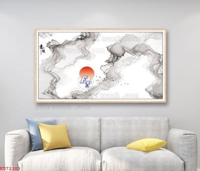 File tranh File bộ tranh treo hiện đại HD72303 (ảnh gốc) in trần nhà