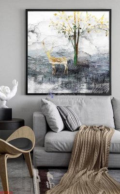 File gốc in tráng gương File bộ tranh treo hiện đại HD72318 chi tiết