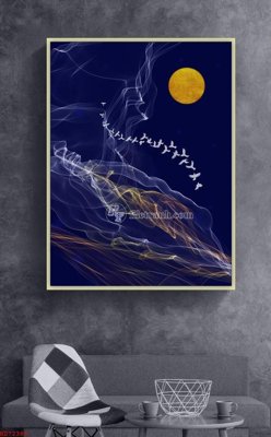 Tải file File bộ tranh treo hiện đại HD72380 (PSD) cho in tranh 3D