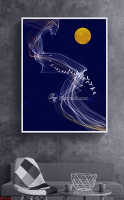 File in ấn File bộ tranh treo hiện đại HD72400 (bản gốc) cao cấp