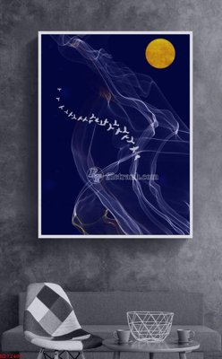 Tải file File bộ tranh treo hiện đại HD72407 (ảnh gốc) in gạch 3D