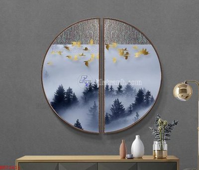 File gốc File bộ tranh treo hiện đại HD72411 (in mica) làm quà tặng