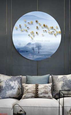 Ảnh gốc File bộ tranh treo hiện đại HD72412 (độ nét cao) in mica