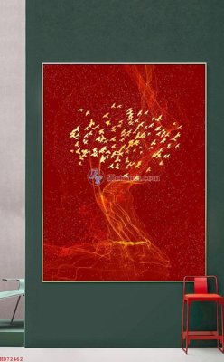 File tranh File bộ tranh treo hiện đại HD72462 (gốc) in film