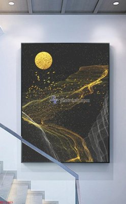 File tranh PSD File bộ tranh treo hiện đại HD72463 chất lượng cao