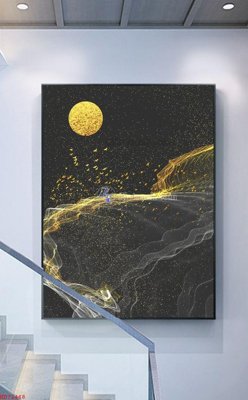 File tranh gốc PSD File bộ tranh treo hiện đại HD72468 còn nguyên layer