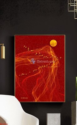 Download file File bộ tranh treo hiện đại HD72516 (gốc) in mica đèn LED