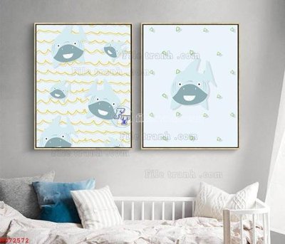 File ảnh File bộ tranh treo hiện đại HD72572 (gốc) dùng in Pano