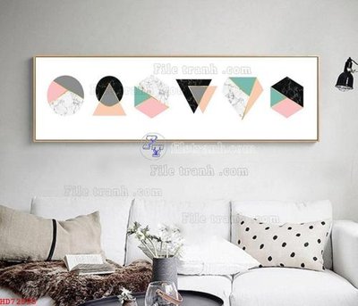 File PSD File bộ tranh treo hiện đại HD72595 (chất lượng in ấn)