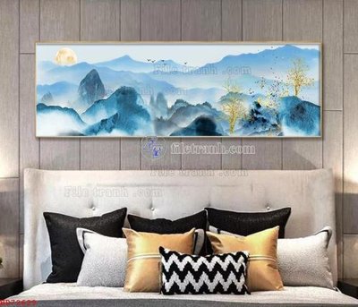 File in trần File bộ tranh treo hiện đại HD72629 (bản gốc) phong cảnh