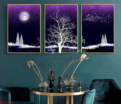 Tải file File bộ tranh treo hiện đại HD72663 (gốc) làm file thiết kế