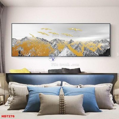 File in trần File tranh bộ hiện đại HD7276 (bản gốc) mây trời