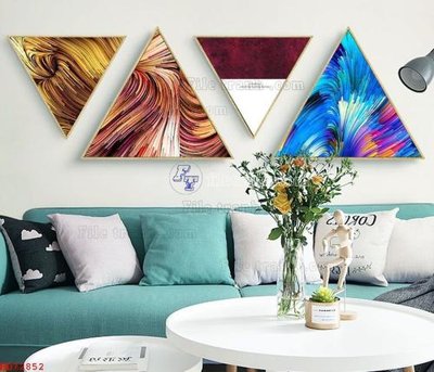 File gốc File bộ tranh treo hiện đại HD72852 (PNG) trong suốt (transparent)