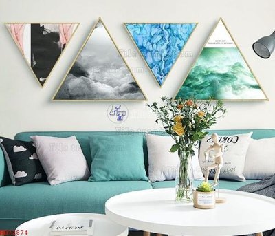 File in ấn File bộ tranh treo hiện đại HD72874 chuyên nghiệp